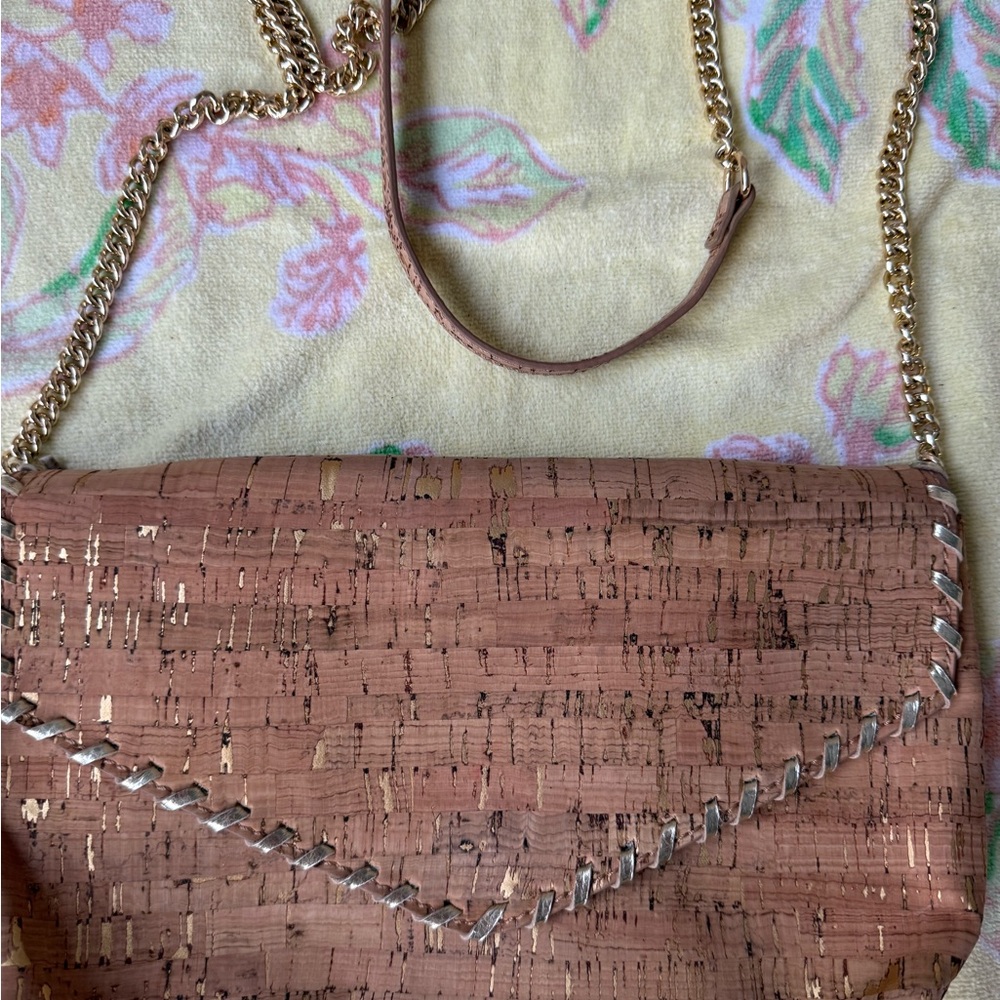 Lilly Cork Envelope Crossbody Bag